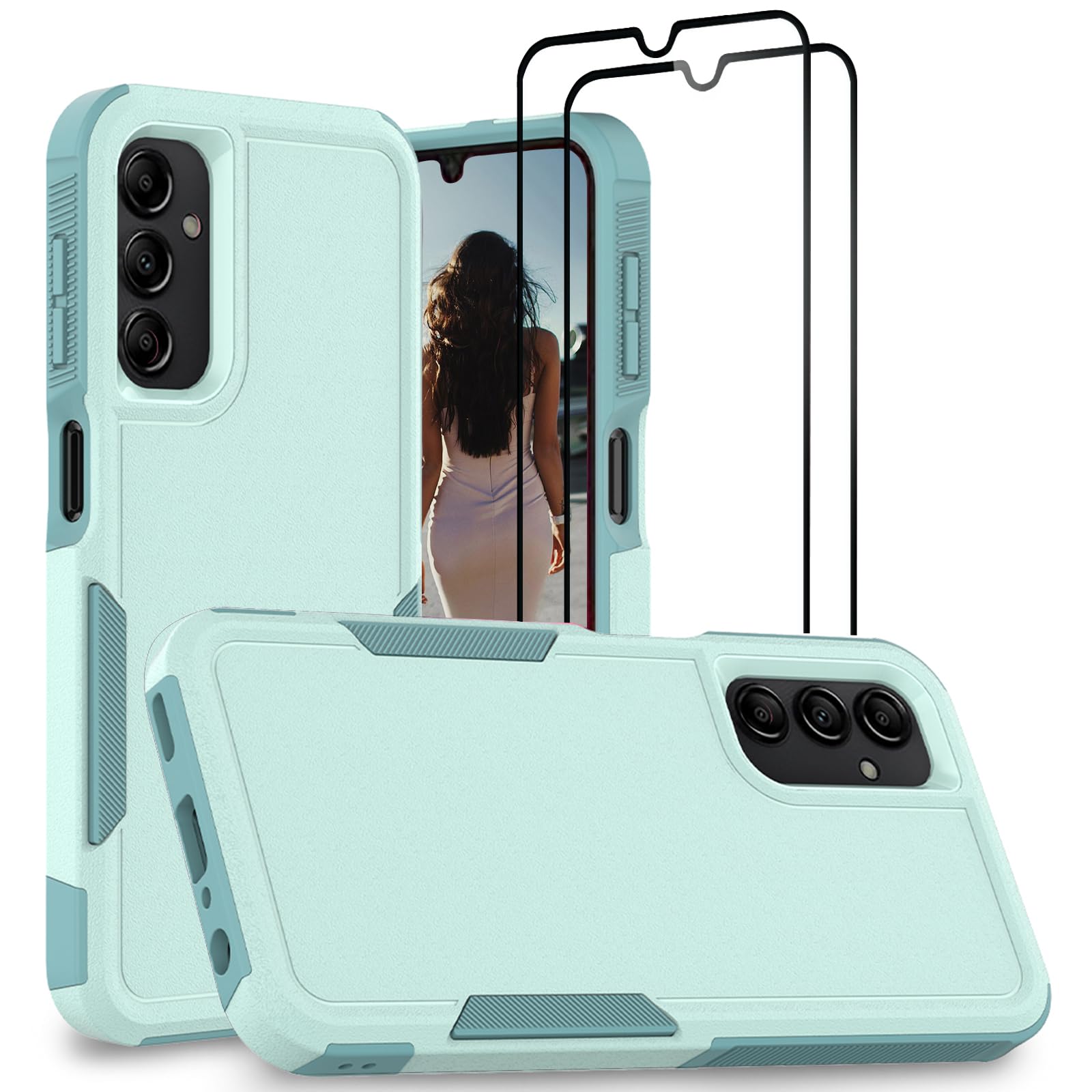 Jeylly for Samsung Galaxy A24 4G Case for Girls Women, Heavy Duty Tough Rugged Slim Shockproof Cute Protective Cell Phone Case for Samsung Galaxy A24