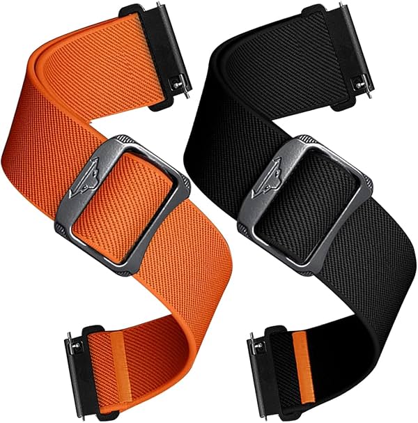 Correas de nailon elásticas para smartwatch FITVII GT5/GT5 Pro/GT5 Pro Max/GT2/F12/H56/HM57, correa de tela transpirable ajustable