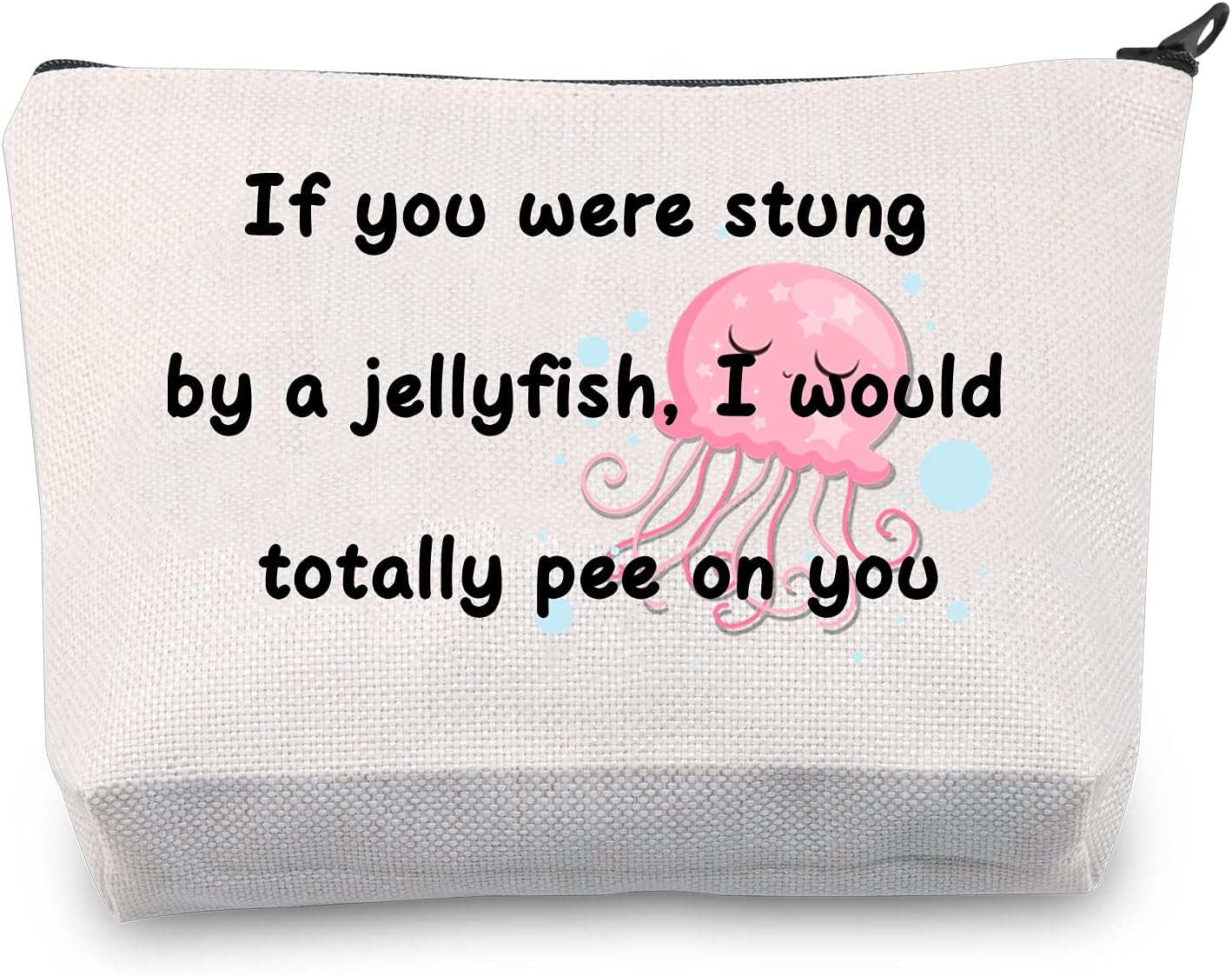 Lustige Grußkarte „If You Were Stung By A Jellyfish Pee On You" – A6, 280 G/m², Blanko Innen