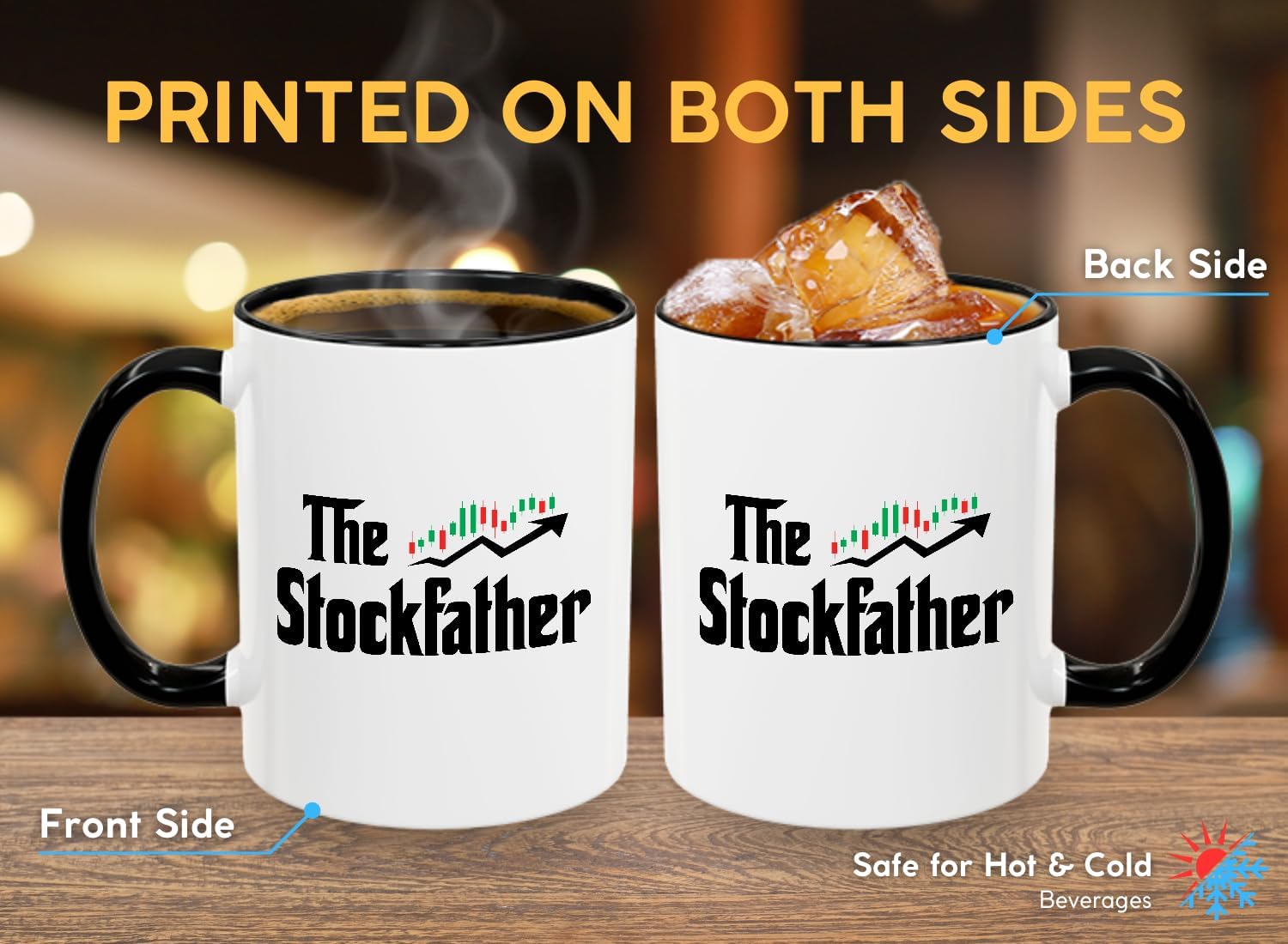 Stock Trader 2Tone Black Coffee Mug 11oz - Stock Trading Mentor - Funny Financial Markets Strategy Purchase Miner Analyst - Image 3