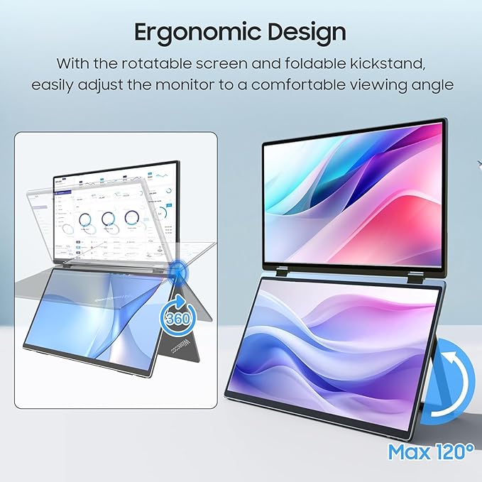Monitor Extensor 13.3 FHD IPS miniatura 3