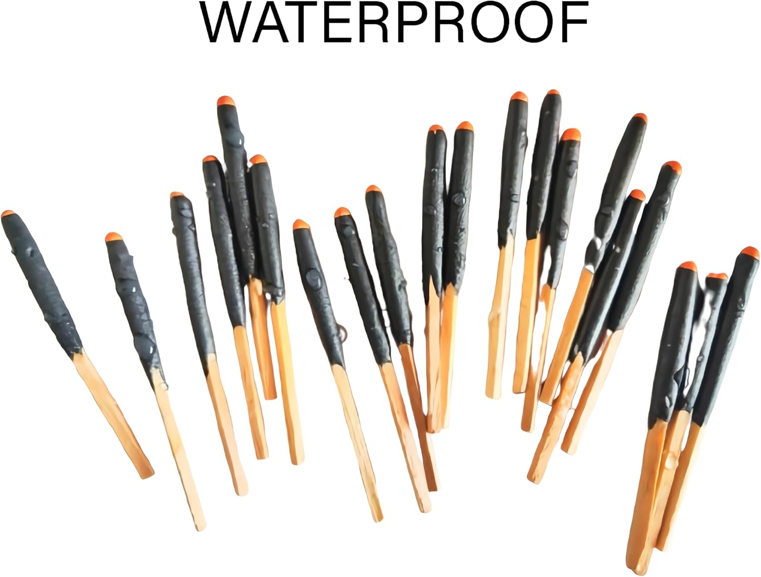 Emergency Fire Starter Waterproof Weatherproof Stormproof Matches 10 Bags Magensium for Hiking Camping Hiking Bushcraft Bug Out Bag EDC Survival Tool Prepper Gear