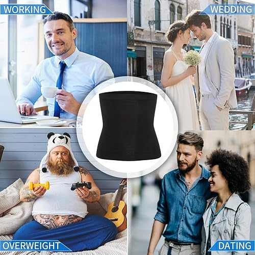 Miniatura 5 de MISS MOLY Faja moldeadora de cuerpo para hombre, faja moldeadora de cintura para abdominoplastia