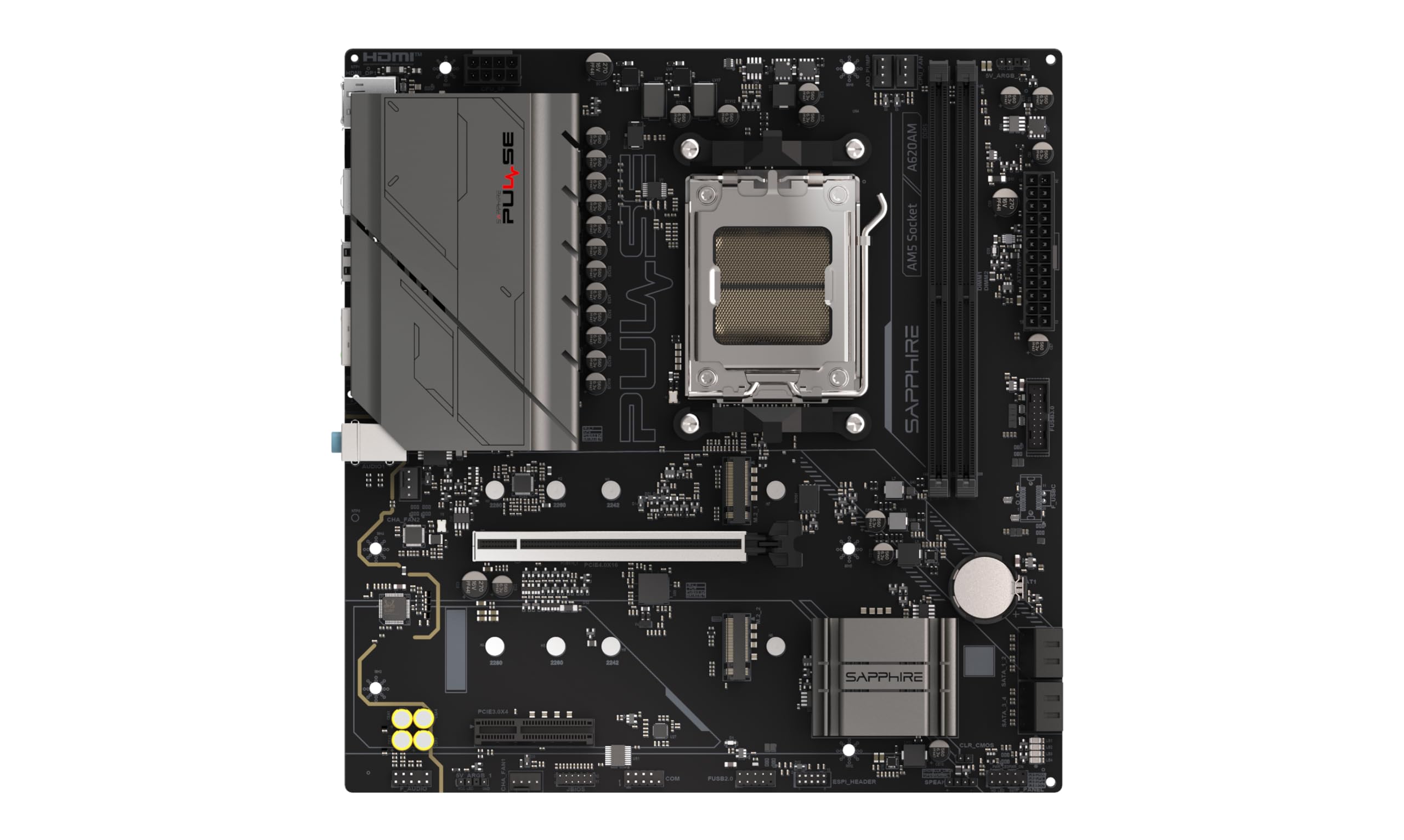 SAPPHIRE ANAKART AMD AM5 MATX PULSE A620AM 52118-03-40G