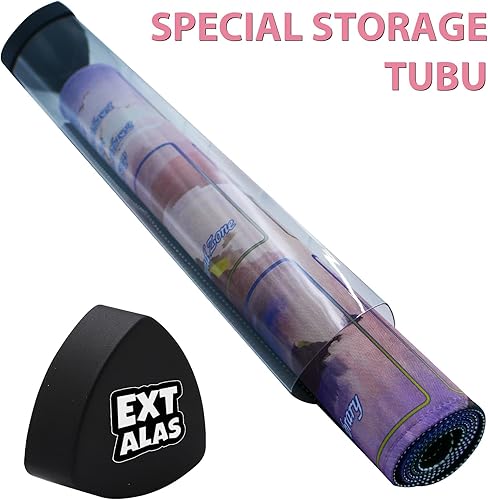 Vista 19 de MTG Playmat TCG Playmat - Incluye tubo de almacenamiento y 7 dados de experiencia de primera calidad y bloqueo de bordes, impermeable y 1-bonita