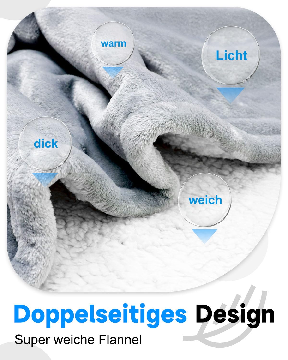 Manta eléctrica con apagado automático, manta térmica con 6 niveles de calor, protección contra sobrecalentamiento, manta eléctrica para casa y oficina, franela lavable, color gris