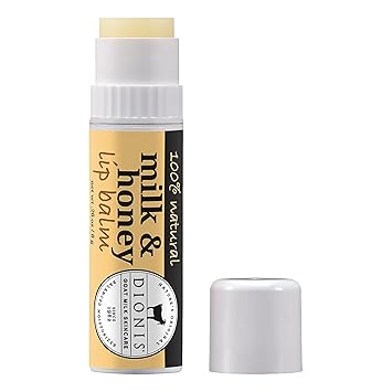 Dionis - Goat Milk Skincare Milk and Honey Scented Lip Balm 0.28 oz - Made in the USA - Cruelty-free and Paraben-free