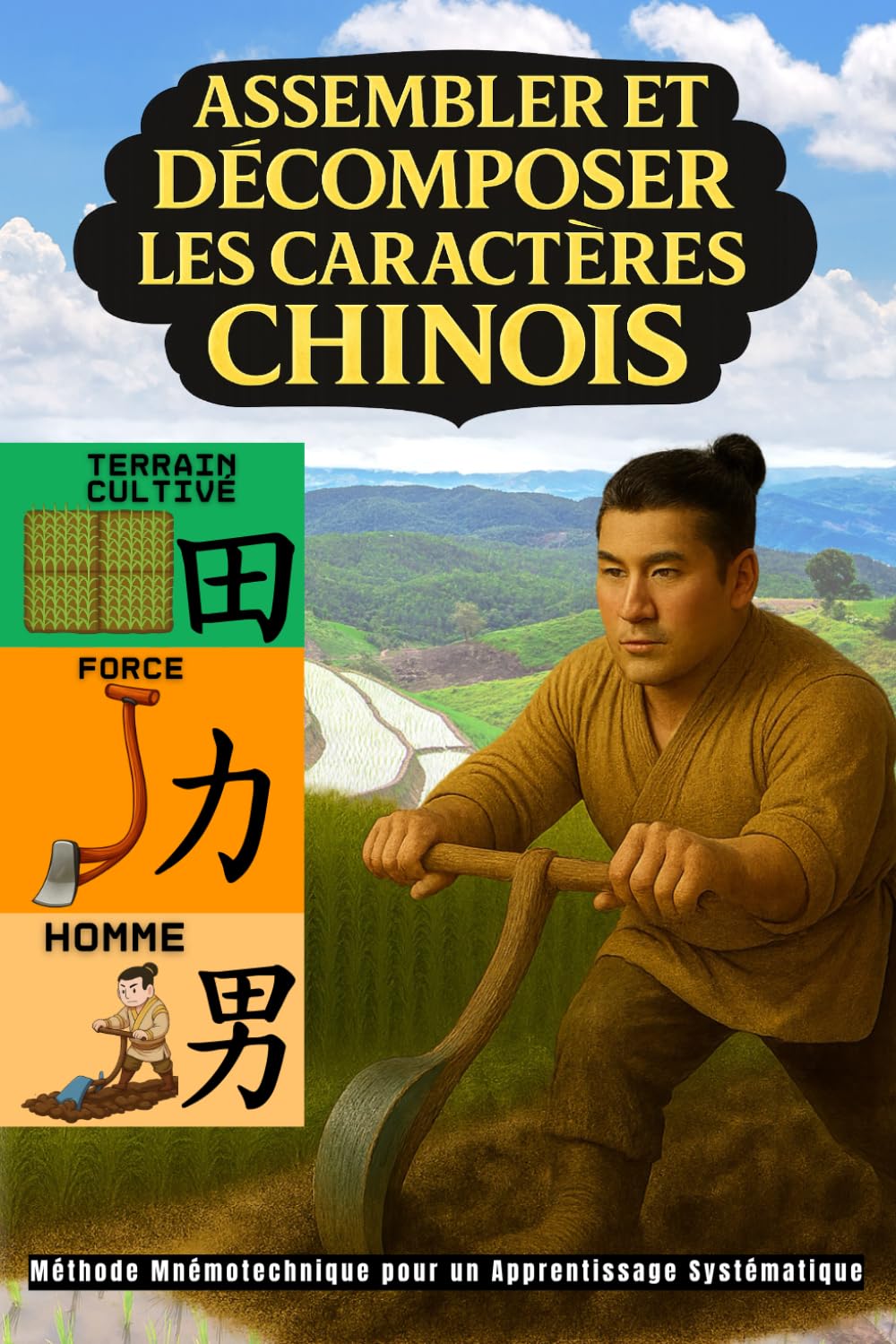 Assembler et Décomposer les Caractères Chinois: Méthode Mnémotechnique pour un Apprentissage Systématique (Livres pour Apprendre la Langue Chinoise Mandarin)