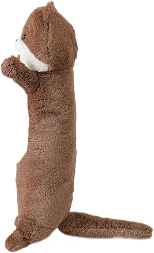 Miniatura 4 de CAZOYEE Almohada de peluche súper suave de nutria, muñeca de peluche de nutria marina de dibujos animados, cumpleaños de Navidad para niños, niñas y