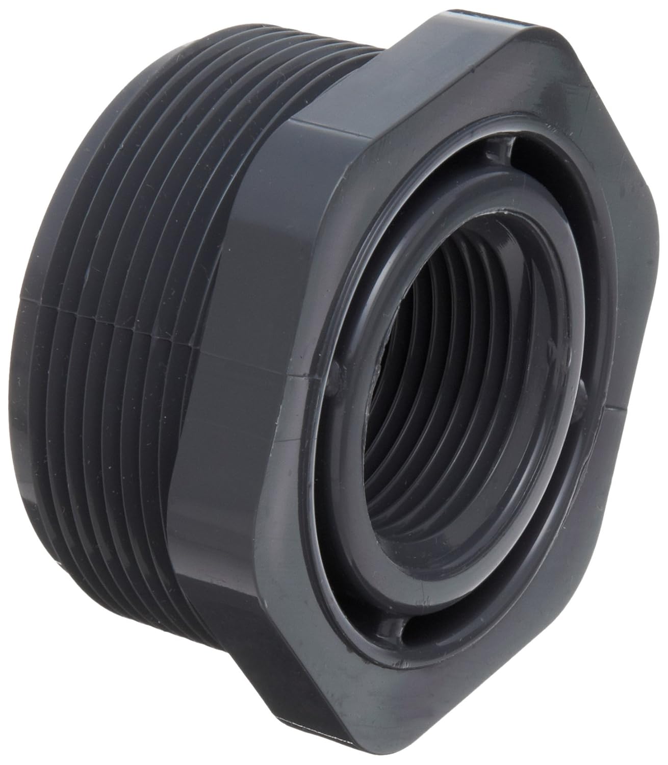 Flowline LM52-1800 PVC Reducer Bushing, 2 x 1 NPT Thread