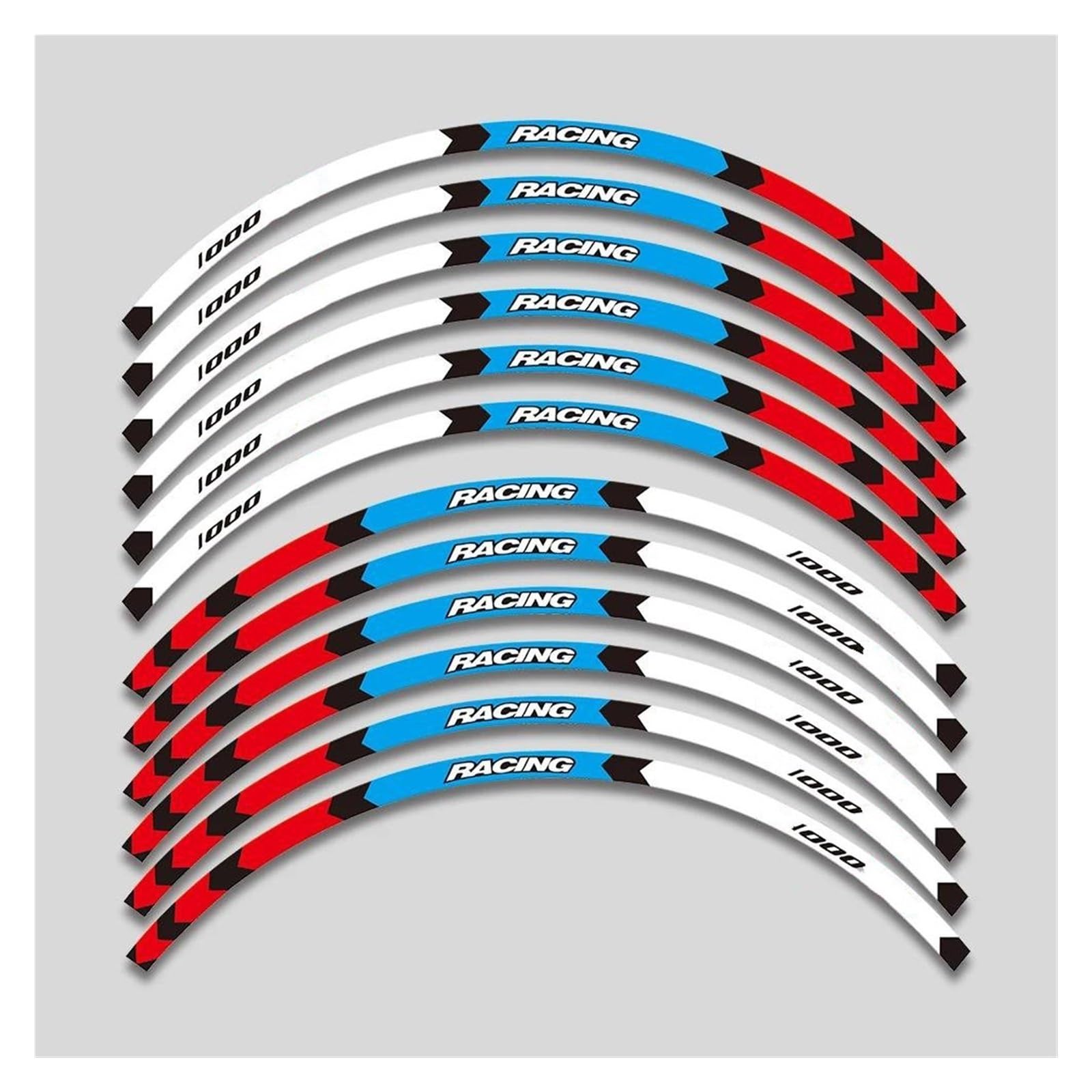 Motorcycle Inside Wheel Stickers Rim Reflective Trim Sticker for BMW S1000XR S1000 XR S 1000XR S1000xr(Style 8)