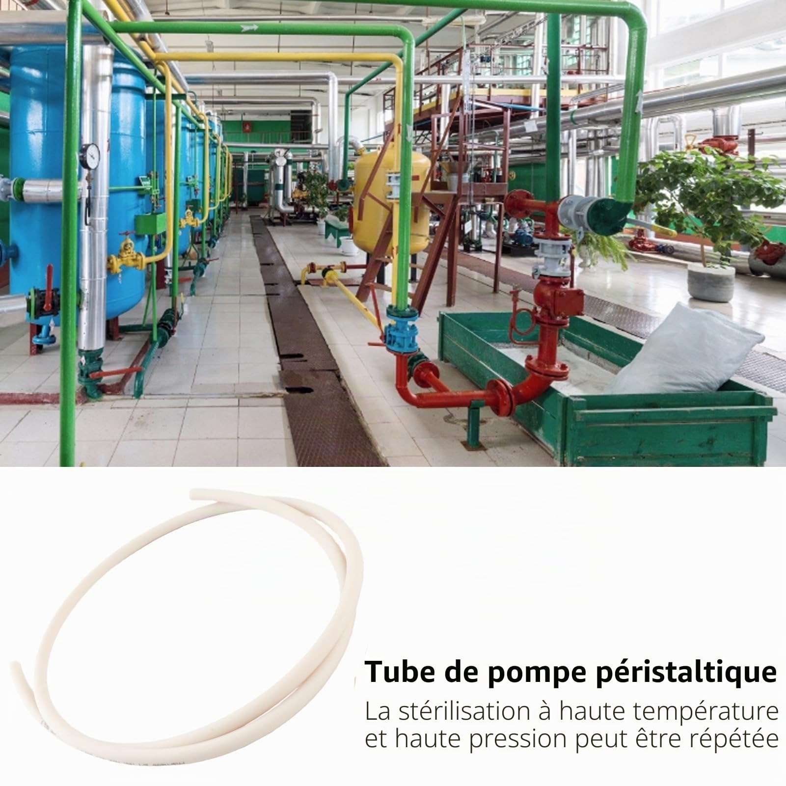 Pompe Péristaltique Tube de Laboratoire 4,8 X 8 mm de Remplacement