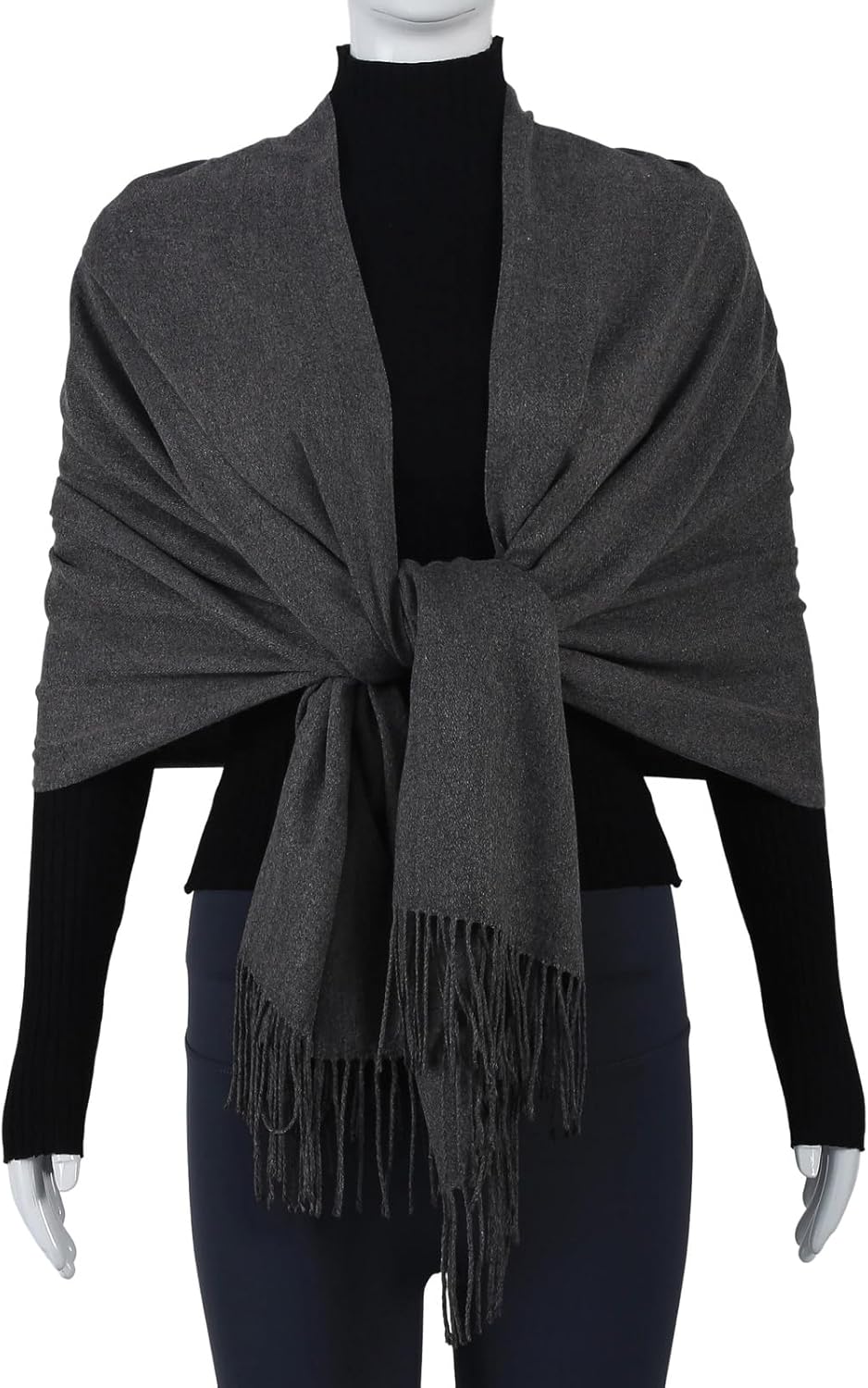 Scarf for Women Winter Pashmina Feel Shawl Wraps Softest Warm Blanket Oversized Scarves Evening Dress Wraps - Image 3