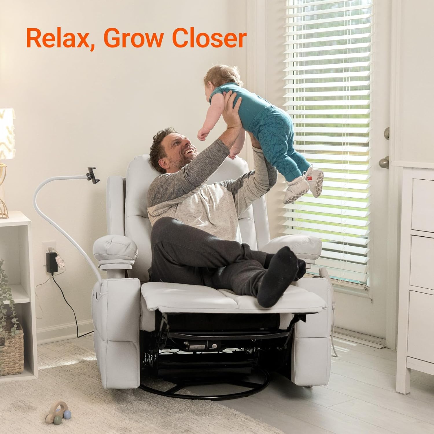 Recliner Chair Rocking Chairs For New Moms Madison Swivel Glider