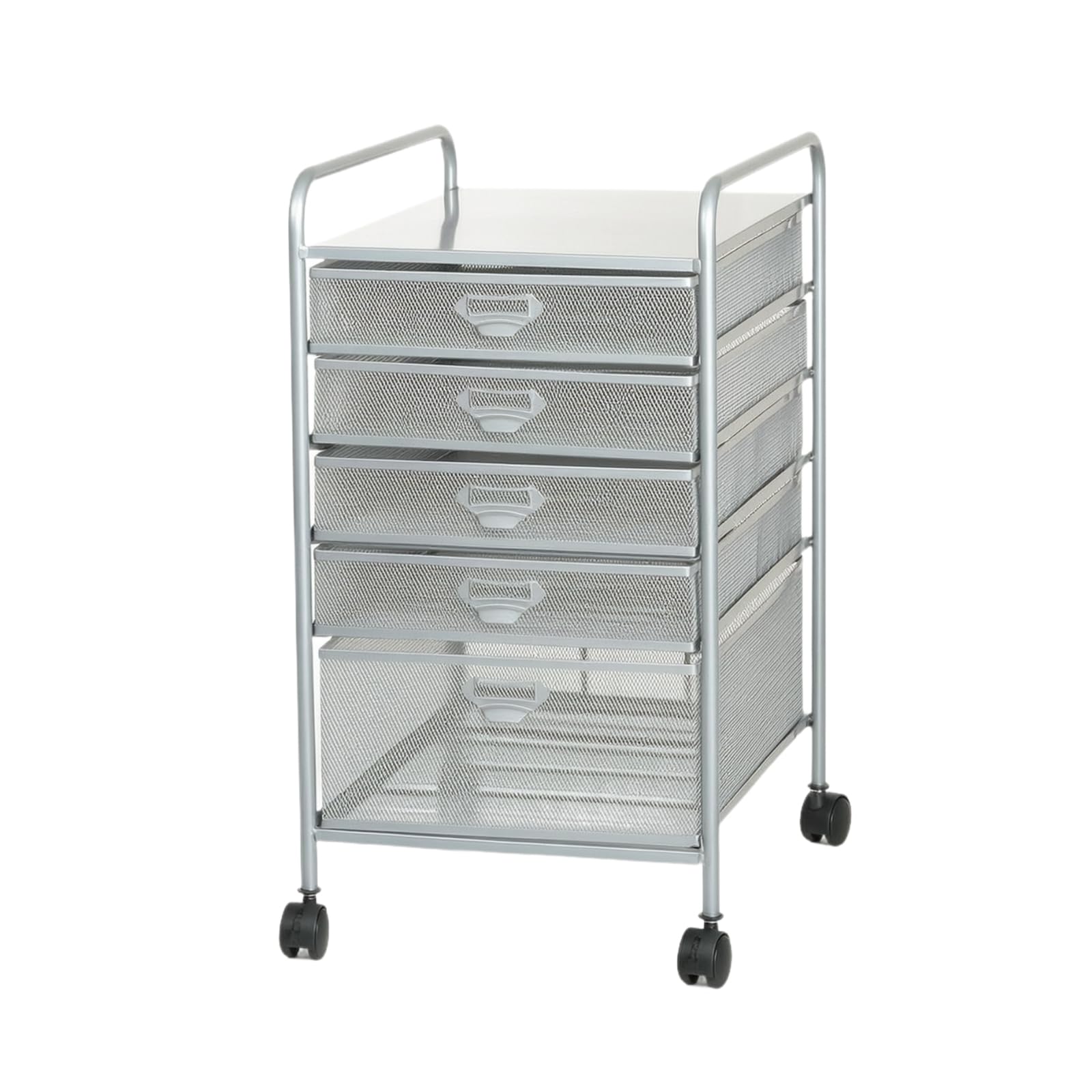 Carrello Portadocumenti Salvaspazio, size to 3, Argento