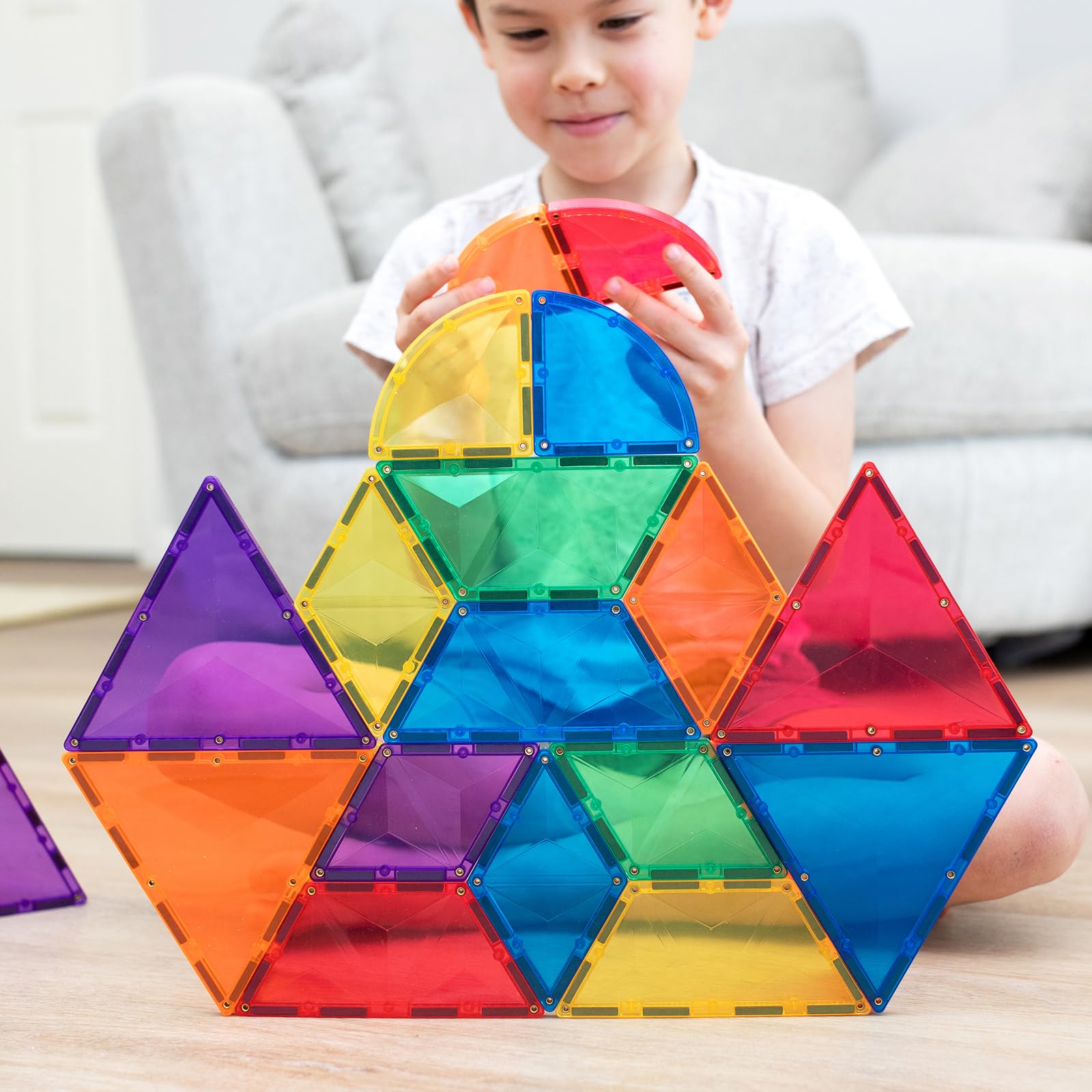 CONNETIX Erweiterungspaket Regenbogenform, 36 Stück, Mehrfarbig