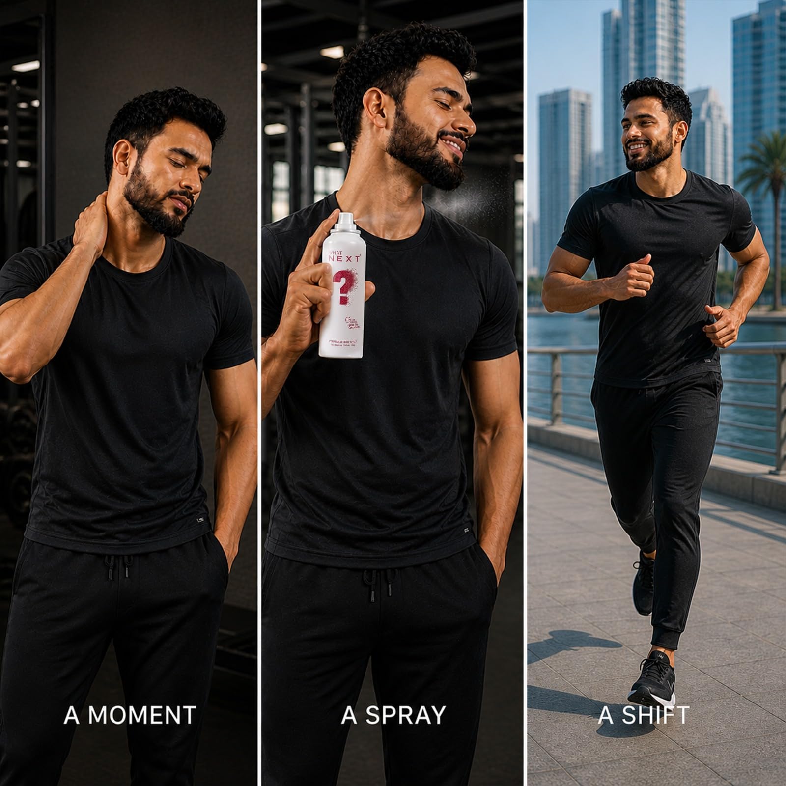 Next Care What Body Spray for Men & Women | Long Lasting Deodorant Spray | Unisex Fragrance Body Spray | 200ml Each (Pack of 2)