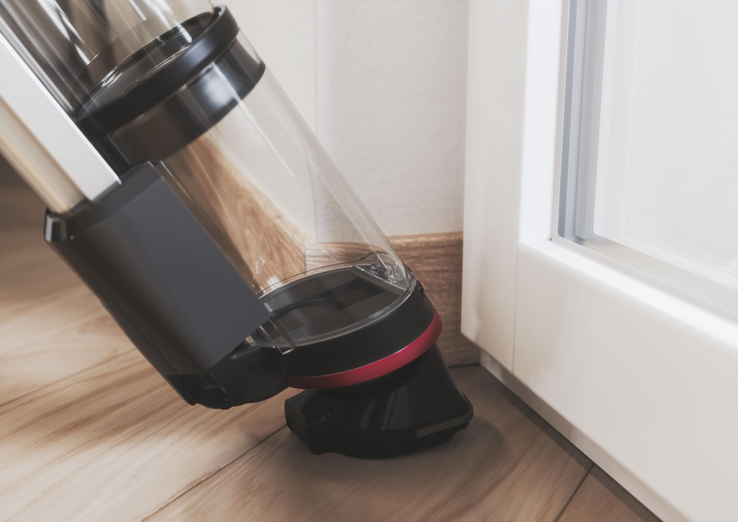 HOOVER HFX odkurzacz akumulatorowy z oświetleniem LED, odkurzanie do 120 m², bezprzewodowy odkurzacz z CORNER GENIE™ do czyszczenia narożników i krawędzi, z funkcją ANTI-TWIST przeciwko splątaniu
