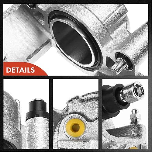 Miniatura 7 de A-Premium Kit de rotores de freno de disco delantero y pastillas de cerámica con pinzas compatibles con Chevrolet Tahoe 95-00, Blazer 92-94, K1500