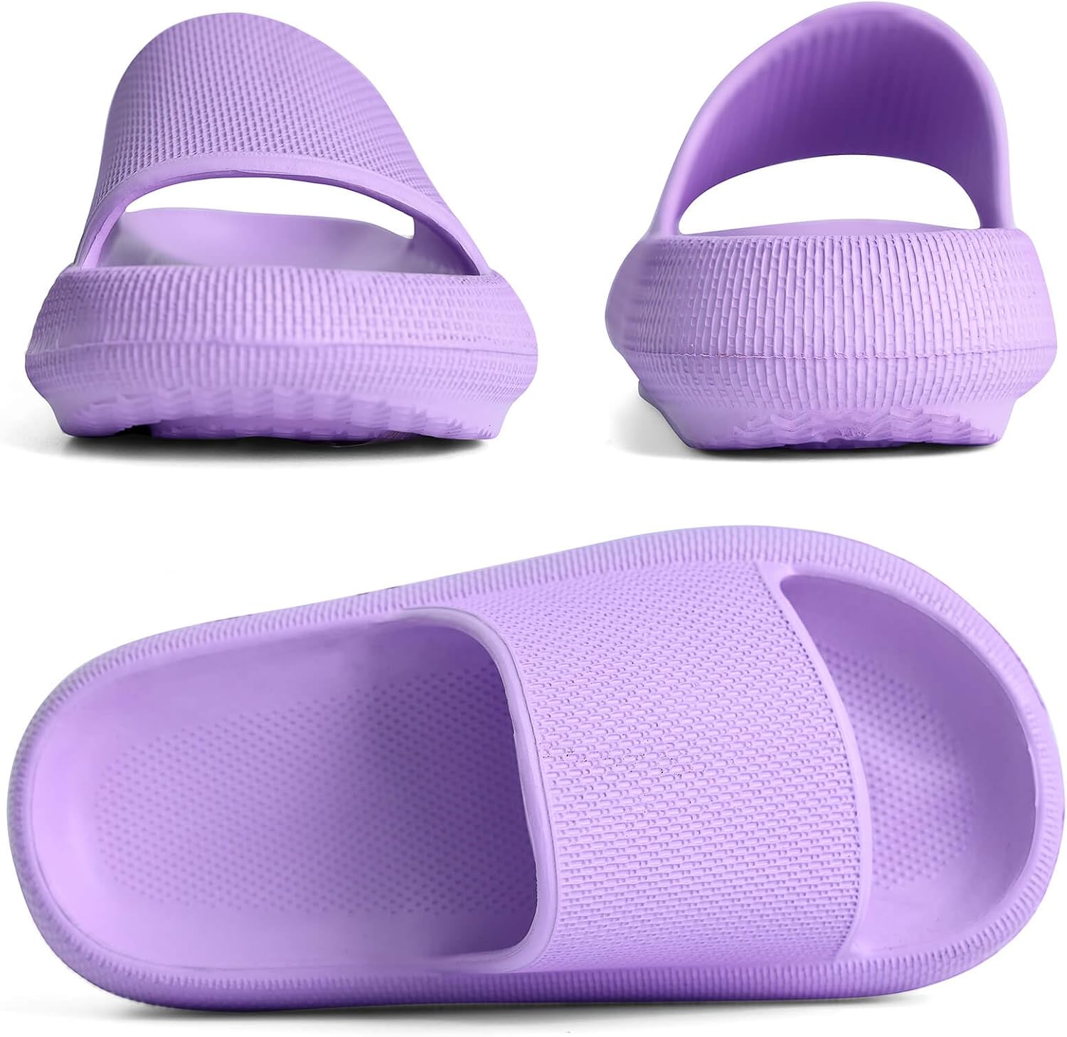 WYSBAOSHU Kids Cloud Slides Girls Boys Slip On Slide Sandals Comfort Non-Slip Thick Sole Slippers Summer Shower Shoes Pool Beach Water Shoes
