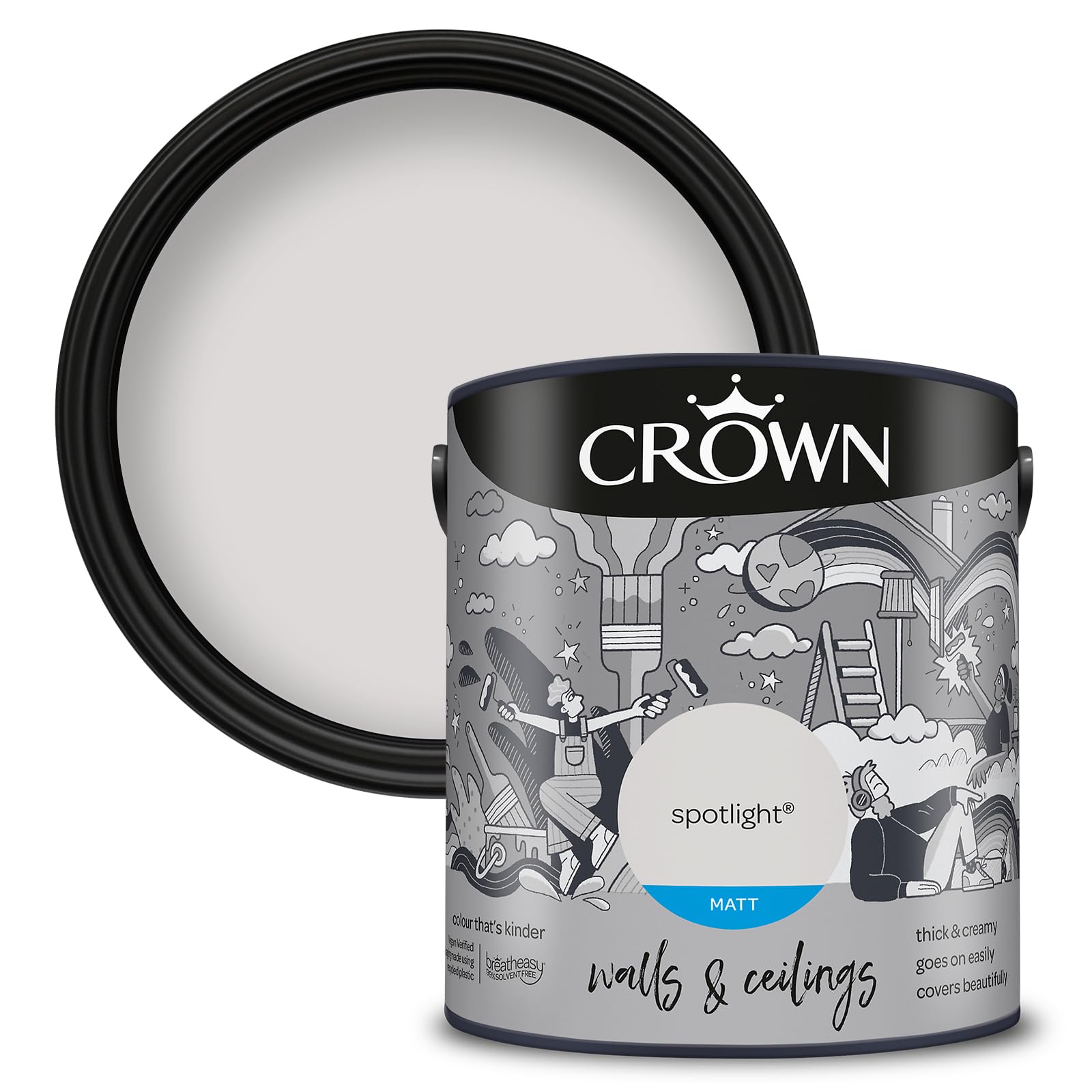 Crown Retail Core Emulsion Matt Spotlight 2.5 L