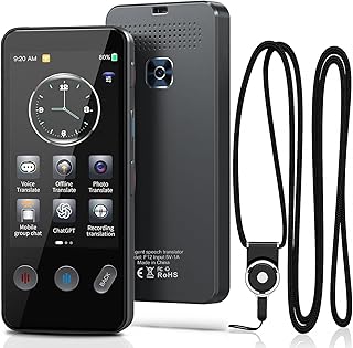 EFOTIML Language Translation Device, Intelligent AI Translator of 143 Languages with,Offline Translation and Two-Way Insta...