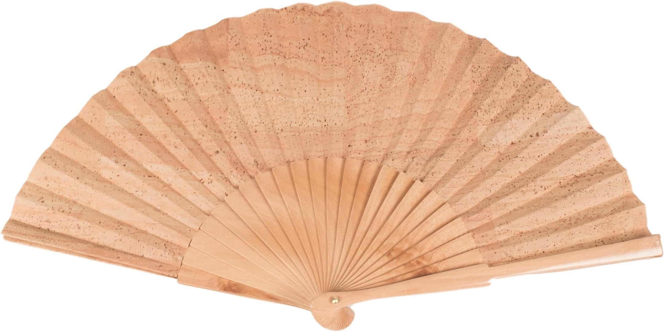 Cork Hand Fan | Natural