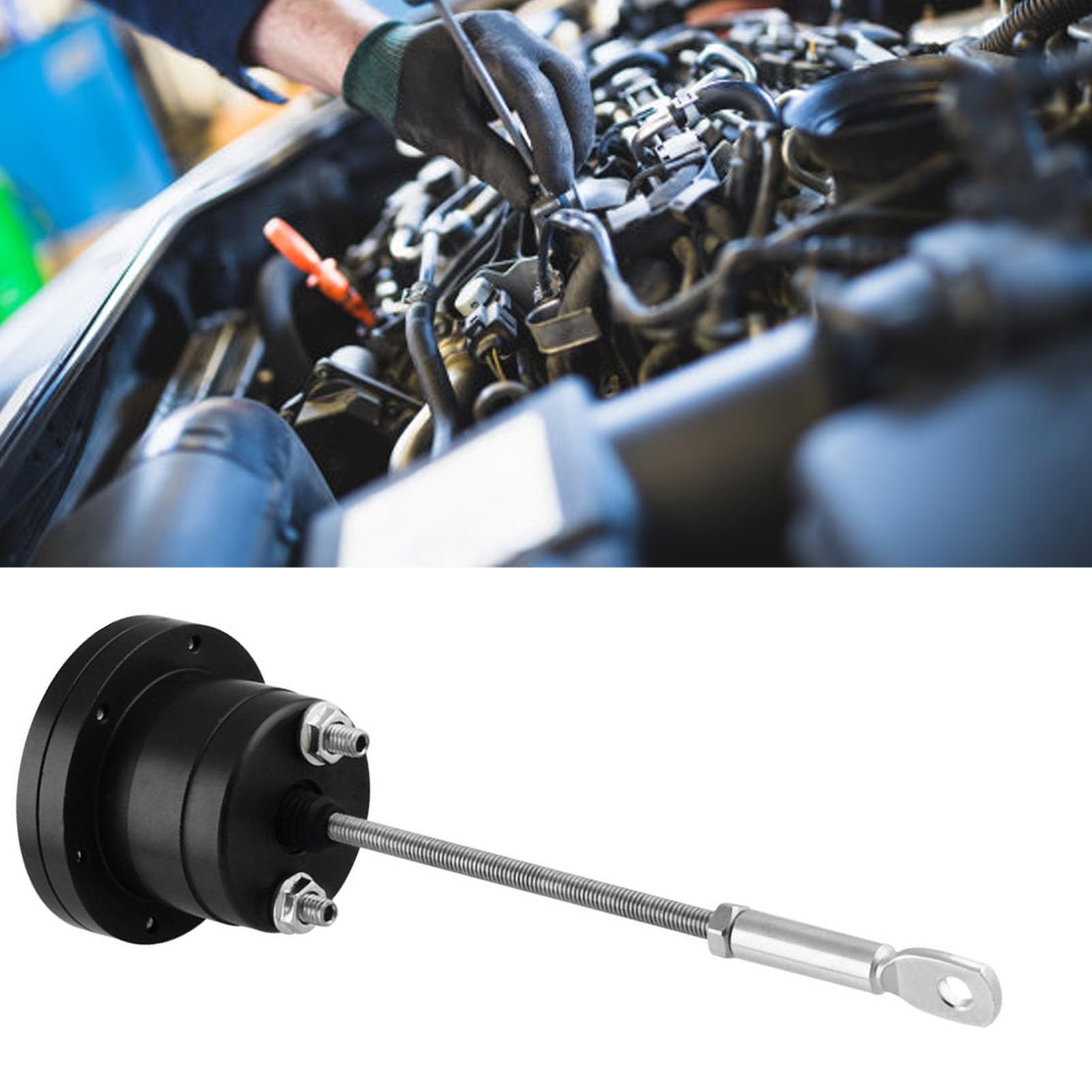 Uniwersalny Zawór Obejściowy Siłownika Turbo Wastegate (BLACK)