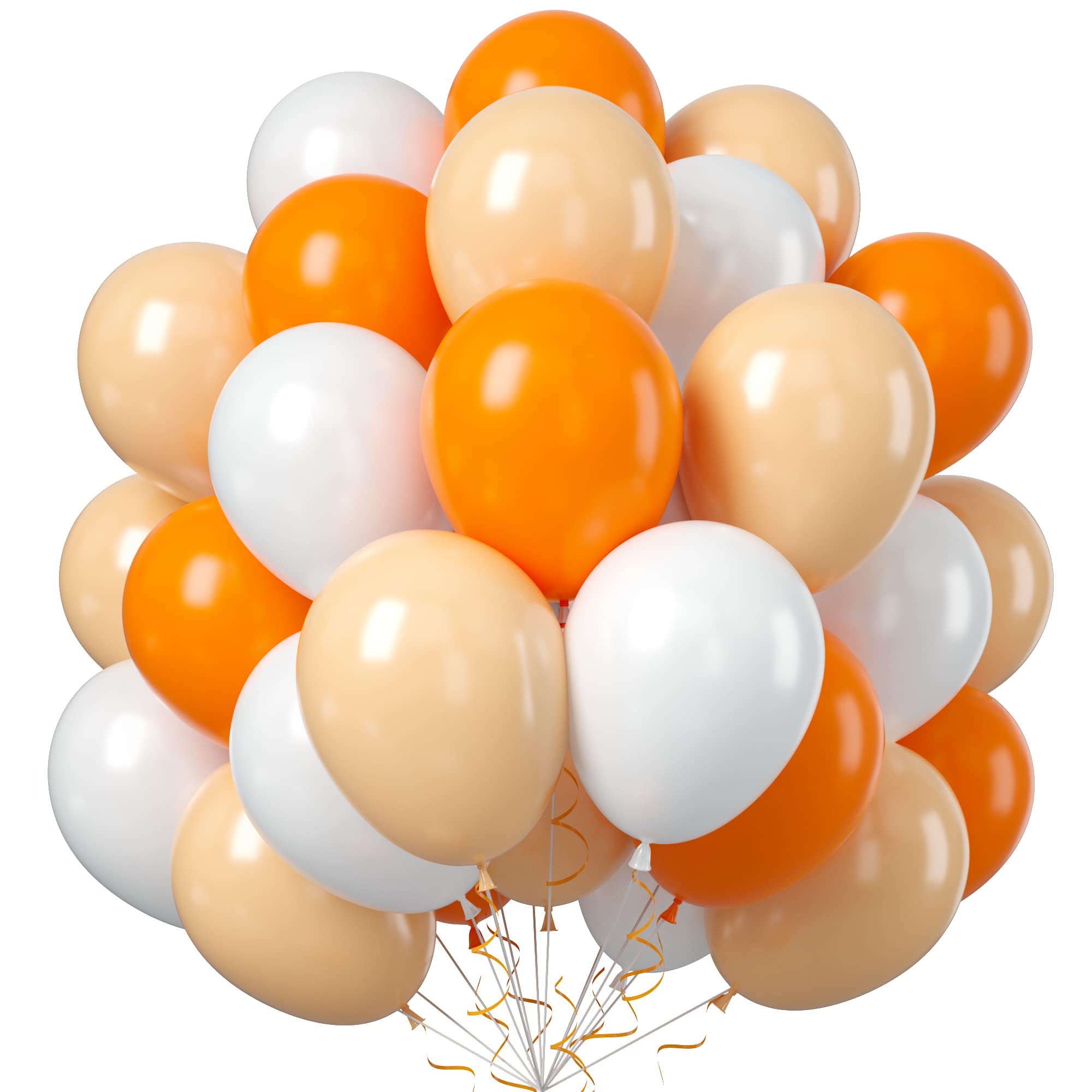 Zestaw girlandy balonowej, zestaw łuku, pomarańczowo-morelowy biały balon łuk, lateksowe balony do dekoracji urodzinowej, ślub, baby shower, zaręczyny, DIY, balony hula, obręcz, dekoracja łuku, artykuły imprezowe