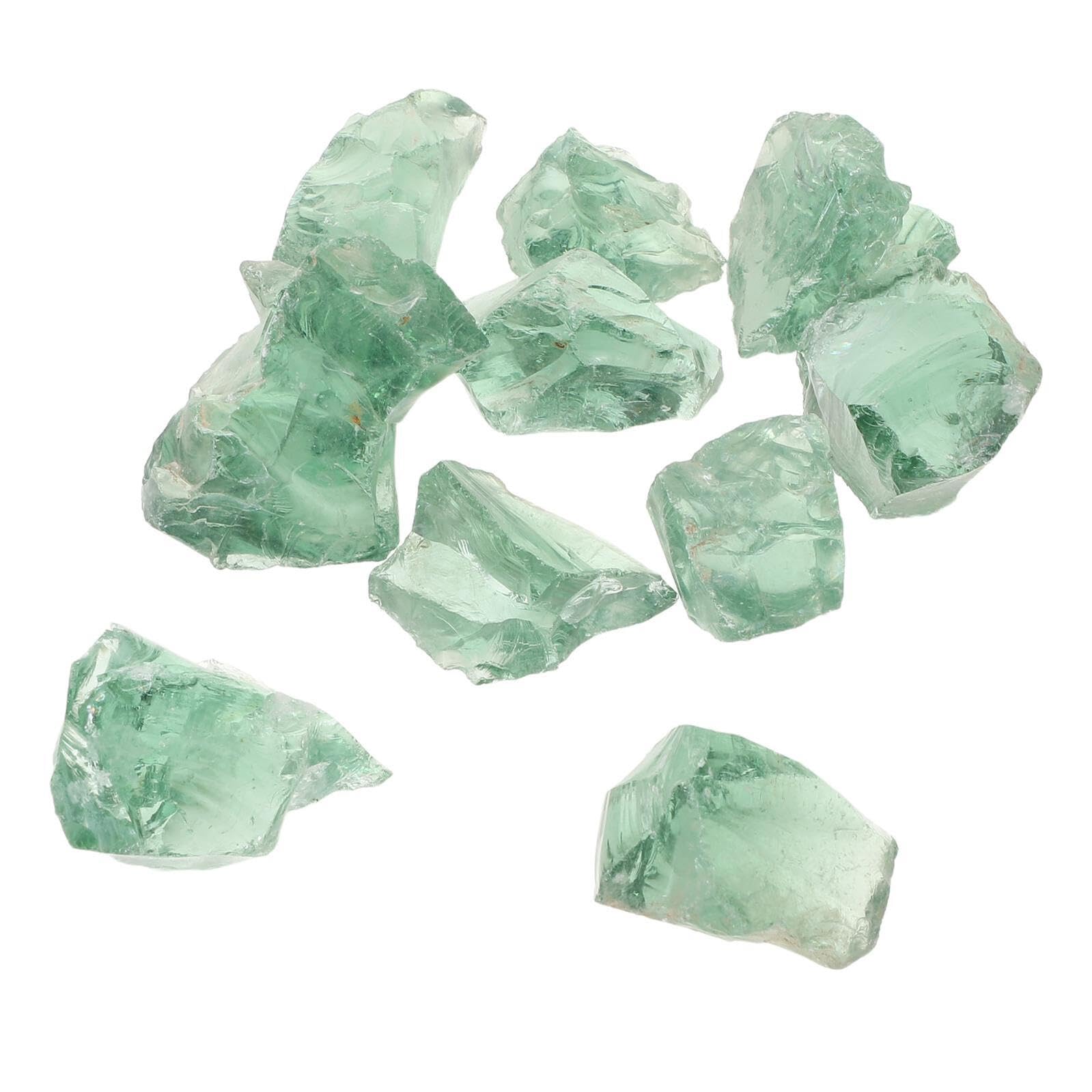Pierres d'aquarium 3-5 cm galets en verre anti-eau trouble 2 kg