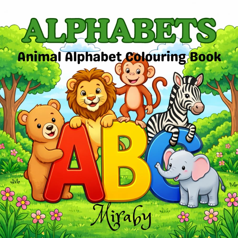 Animal Alphabet Coloring Book: A Wild A-Z Coloring Adventure