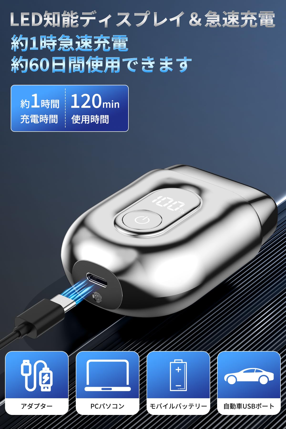 Amazon | EchoByte 往復式電動シェーバー メンズ ひげそり Amazon | EchoByte 往復式電動シェーバー メンズ ひげそり