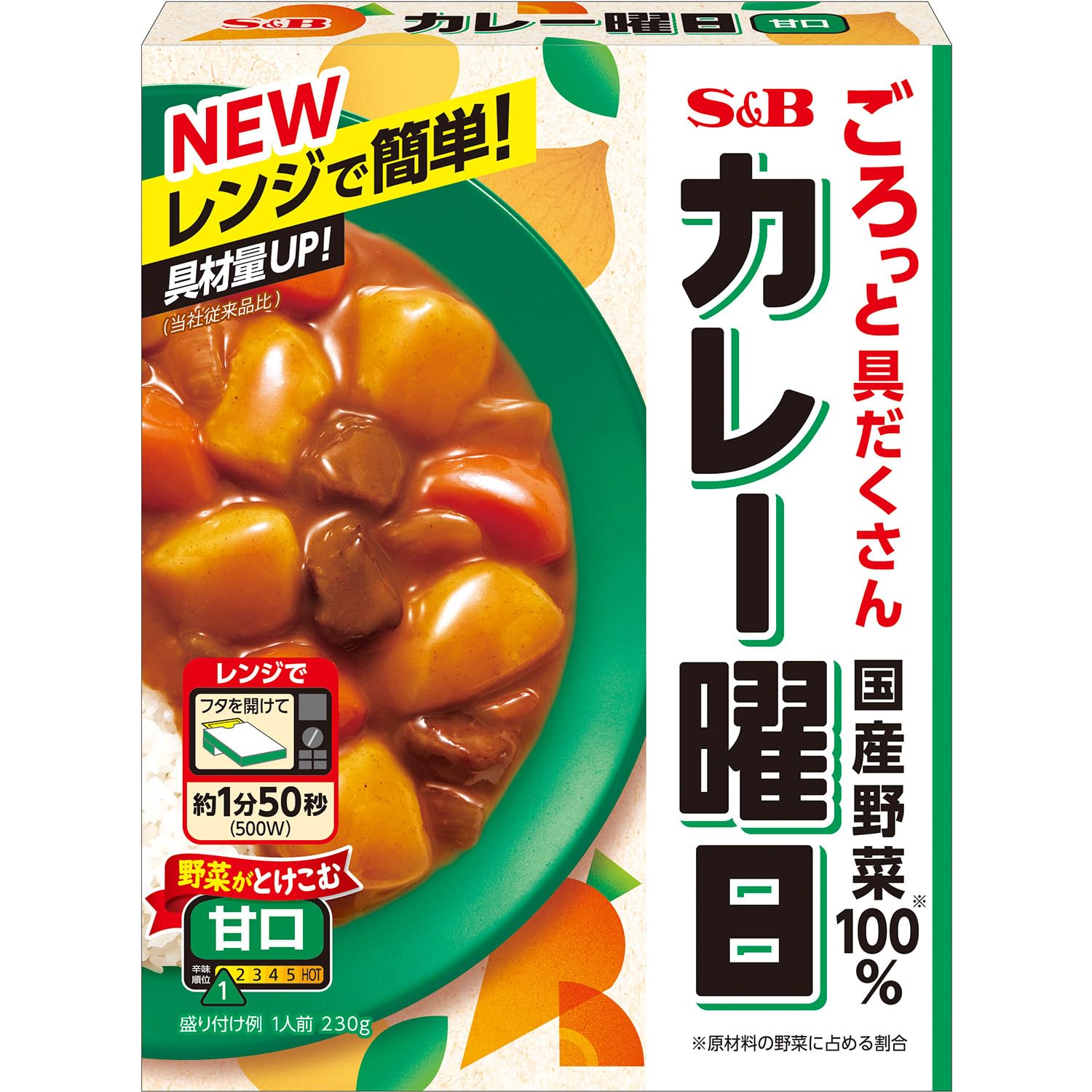 カレー曜日 エスビー食品 カレ-曜日 甘口 230g×5個
