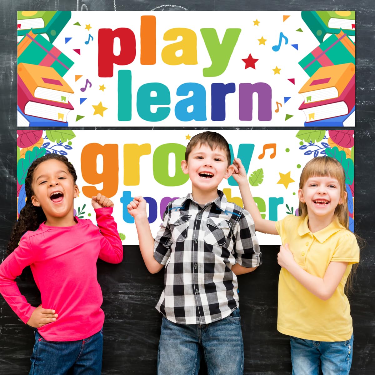 PLIGREAT 2 Pcs Classroom Banner and Poster - Image 3