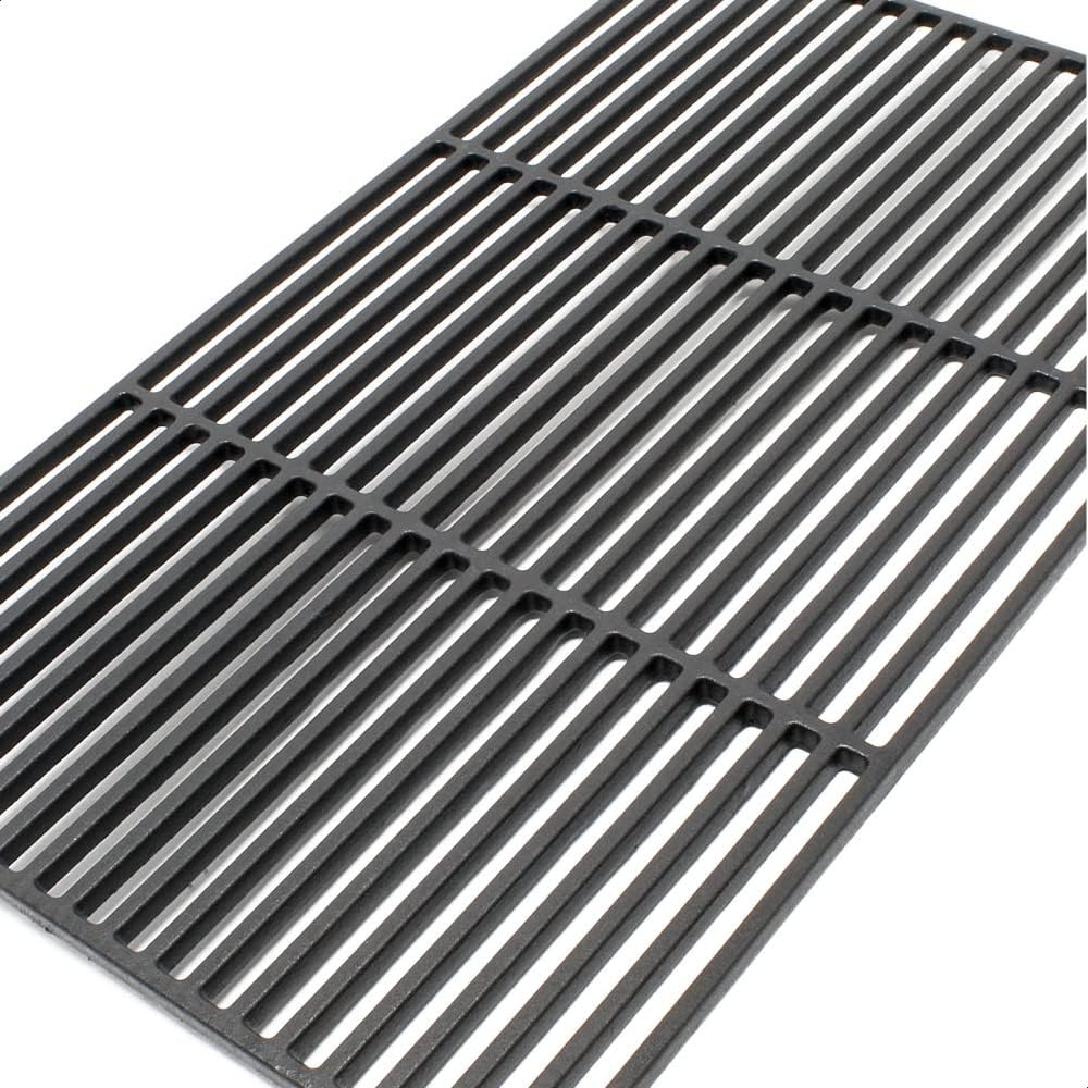 Griglia rettangolare in ghisa 67 x 40 cm per barbecue a carbone e a gas Griglia rettangolare in ghisa 67 x 40 cm per barbecue a carbone e a gas