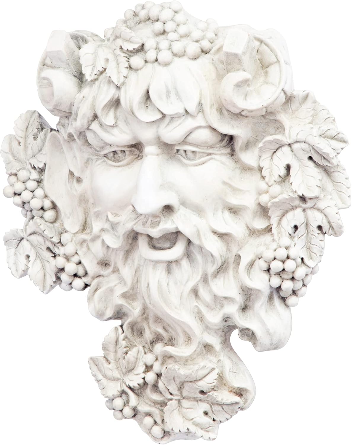 Super Sale 🛒 Design Toscano Bacchus, God of Wine Greenman Wall Sculpture, Medium, 12 Inch, Polyresin, Antique Stone Authentic Crazy Deals Design Toscano Bacchus, God of Wine Greenman Wall Sculpture, Medium, 12 Inch, Polyresin, Antique Stone