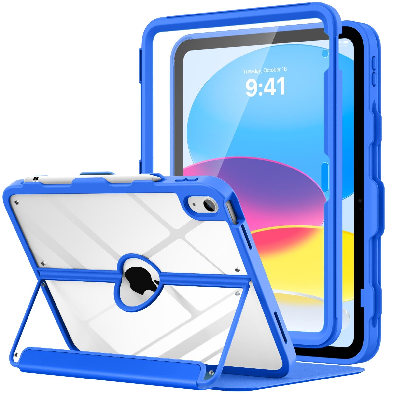 Moko Case For Ipad 10th Generation Case With Pencil Holder