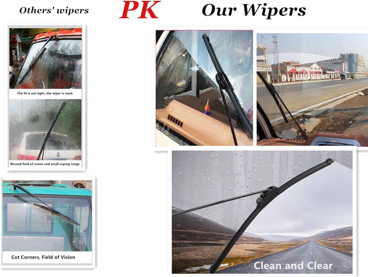 Qarmar Universal Electric UTV Windshield Wiper Motor Kit,Fits UTV Windshield Kawasaki Mule TERYX