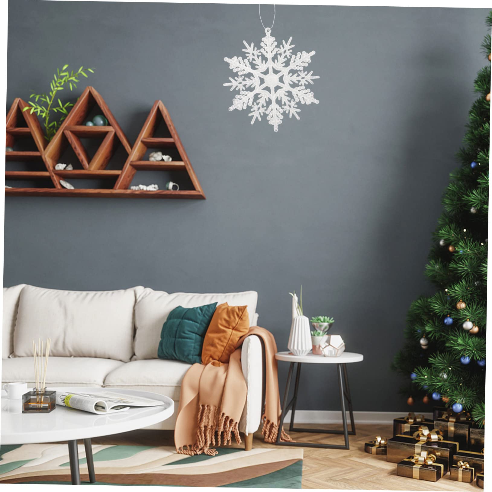 Alipis Lot De 5 Décorations De Flocons De Neige pour Sapin De Noël À Suspendre pour 36 Pièces X 5