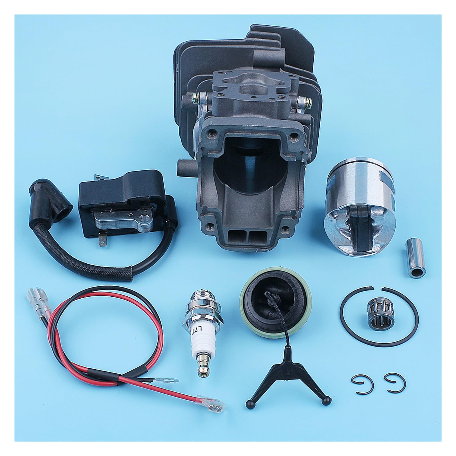41mm moduł cewki zapłonowej tłoka cylindra zestaw łożysk do piły łańcuchowej Husqvarna 435 435e 440e II 440 części końcowych pokrytych Nikasilem