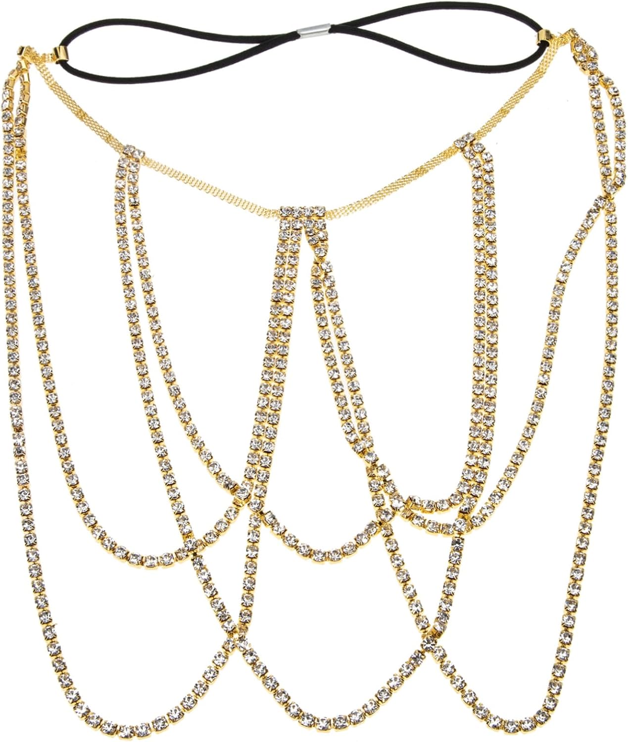 Thigh Chain Body Jewelry for Women Bohemian Rhinestone Leg Accessory Body Chain Chic and Elegant Design for Rave Festivals and Special Occasions