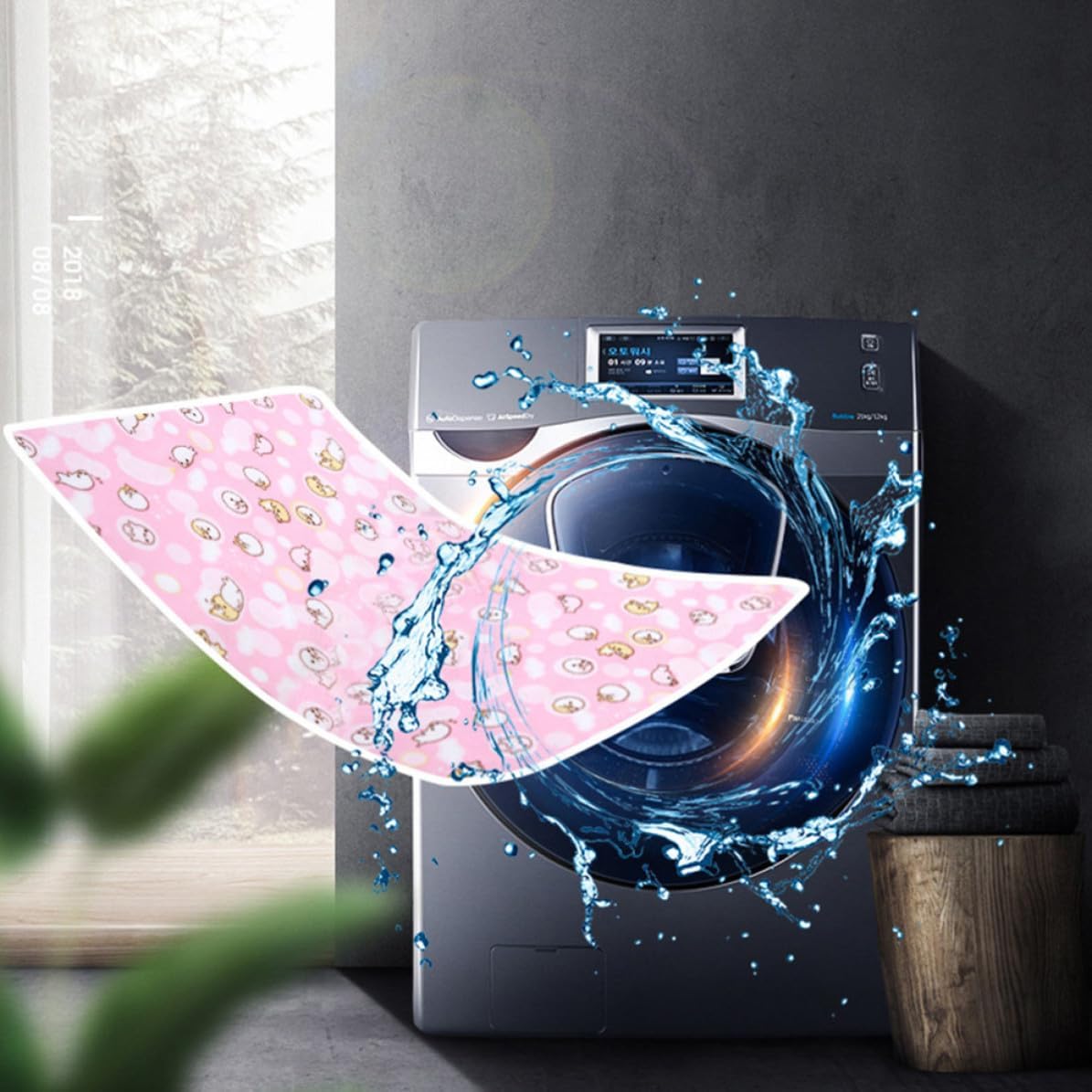 Waterproof Bed Pad 3pcs Set Foldable Lint Material Keeps Sheets Dry for Potty Training and Changing Cover Diaper Pad Washable and Reusable Mattress Protector Random Color