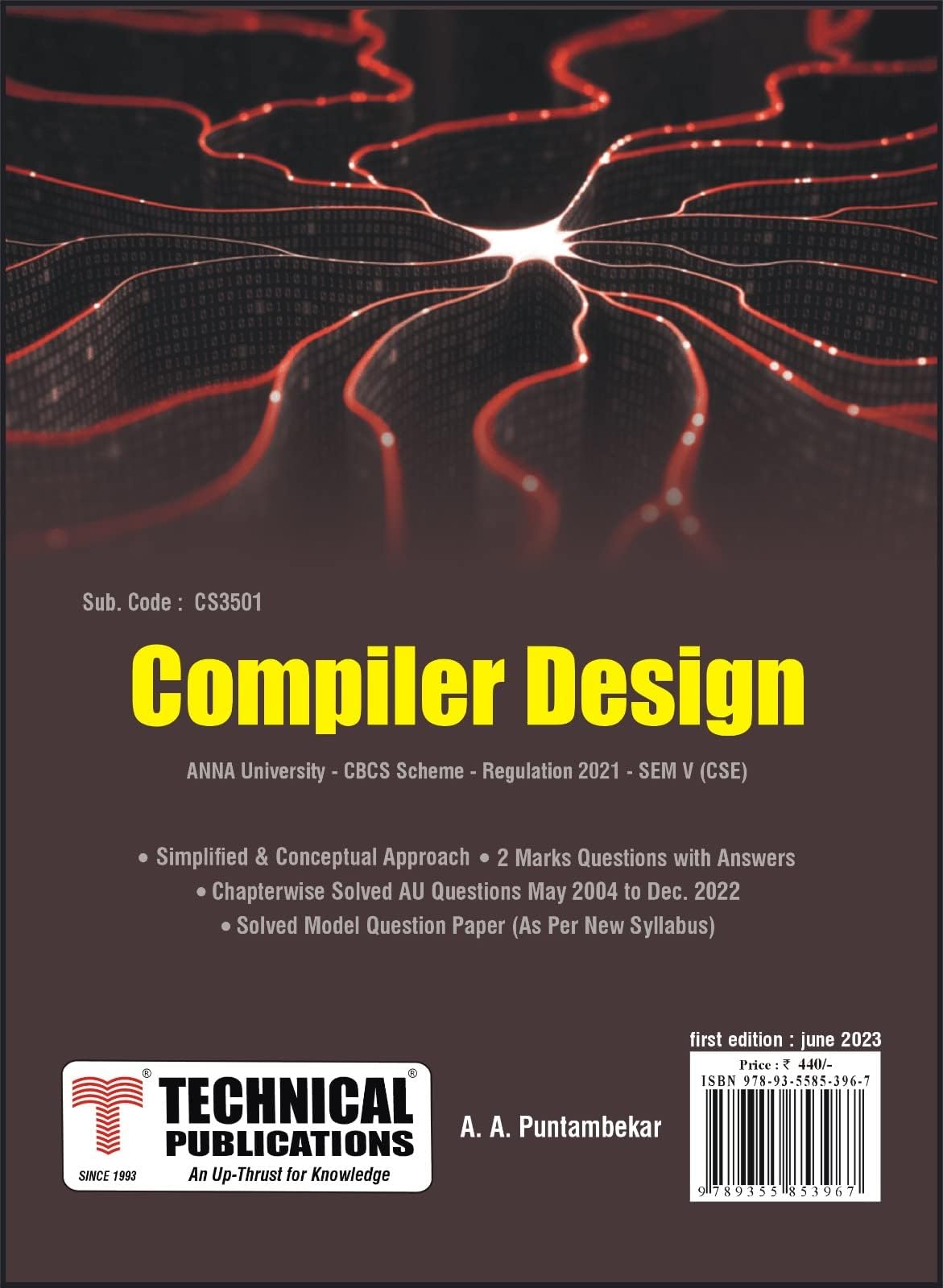 Compiler Design for BE Anna University R21CBCS (V - CSE - CS3501)