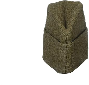German M40 EM WWII Overseas Field Cap-Khaki Color