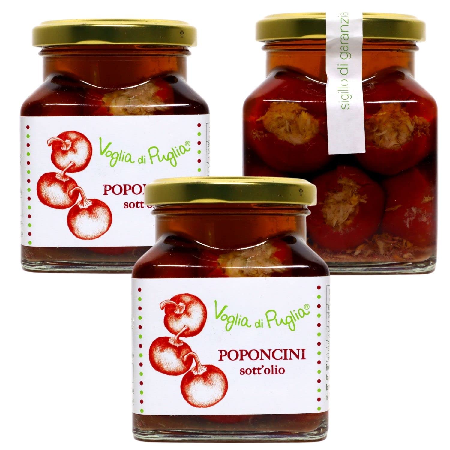 Voglia Di Puglia Peperoncini Ripieni Di Tonno Sottolio 270 gr