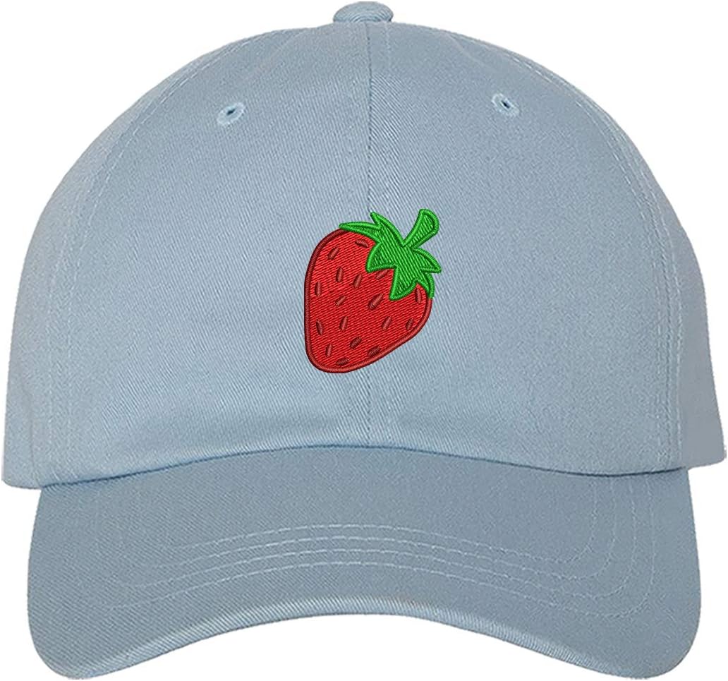 DSY Lifestyle Strawberry Baseball Cap- Fruit Hats Unisex Hats