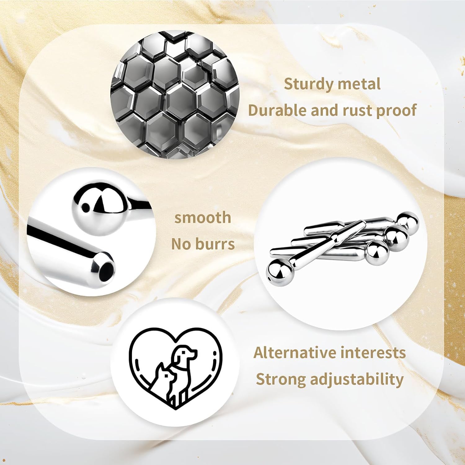 Stainless Steel Penis Plug Hollow Urethra Sound Male Urethral Dilator Masturbation Prostate Massager Men Sex Toys (XL)