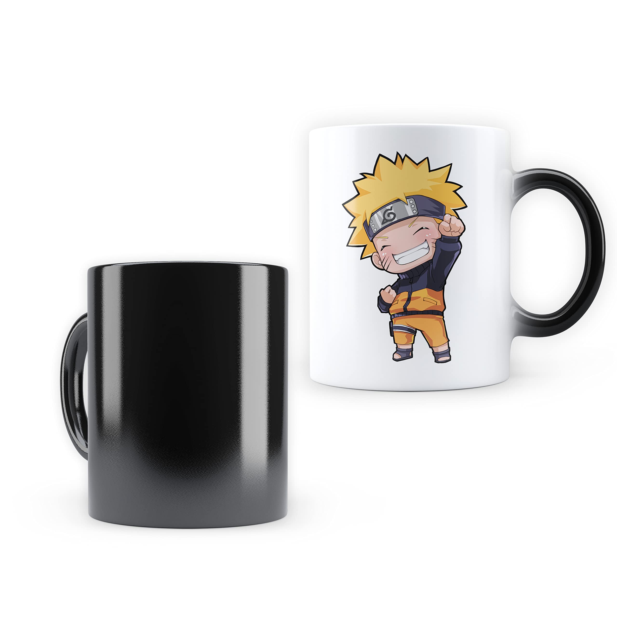 Epic Stuff Anime - Chibi Naruto White Morphing Magic Heat Changing Mug - Anime Merchandise India |