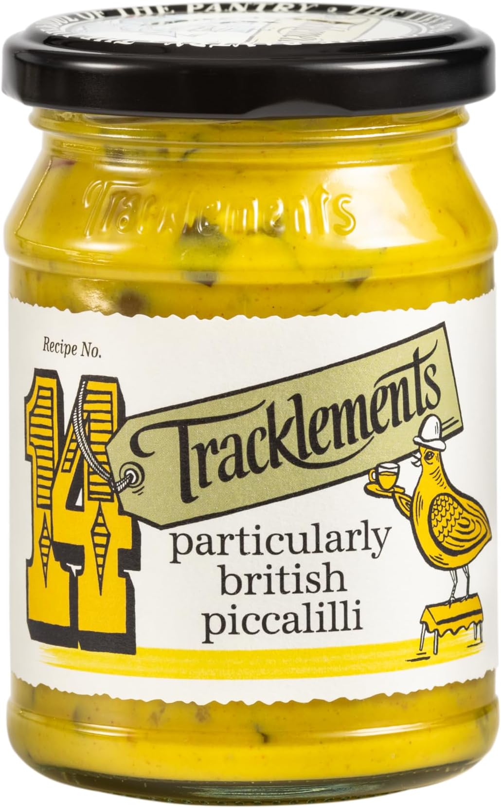 Tracklements - Particularly British Piccalilli, The Ideal Condiment for Cheddar, Cold Meats and Pork Pies or Partnered with a Ploughman's Board, Vegetarian and Vegan Friendly, Gluten Free, 230g Jar