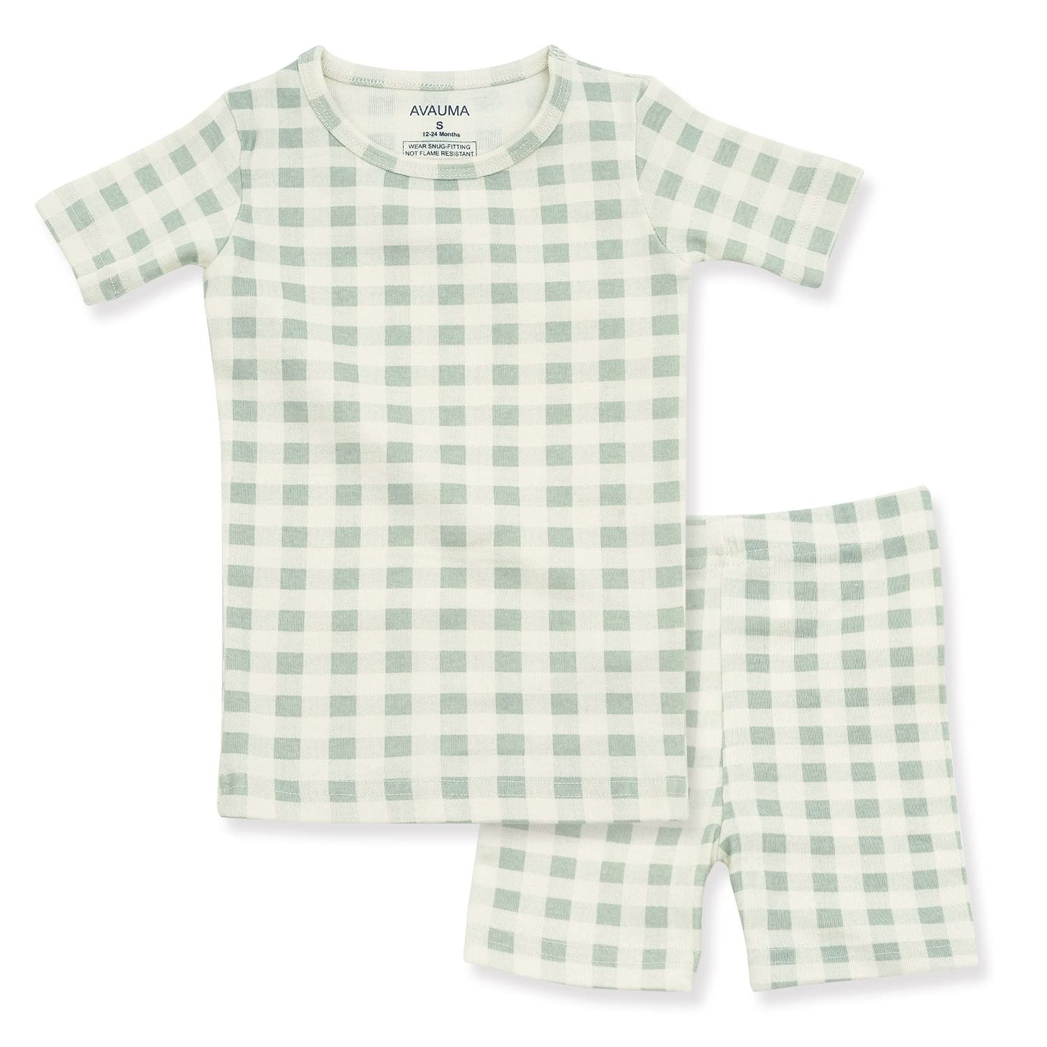 AVAUMABaby Boys Girls Pajama Set 6M-7T Kids Cute Toddler Snug fit Pattern Design Pjs Cotton Sleepwear